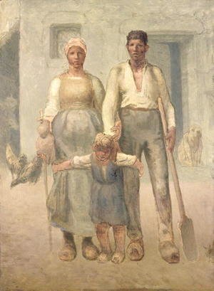 Jean-Francois Millet - The Peasant Family, 1871-72
