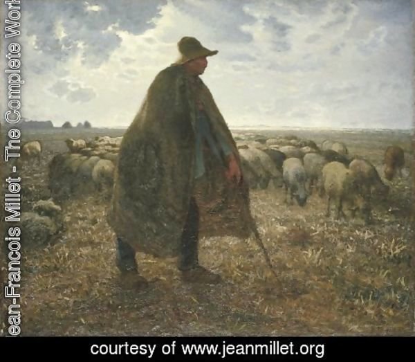 Jean-Francois Millet - Shepherd Tending His Flock