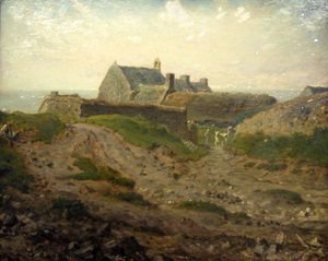 Jean-Francois Millet - Priory at Vauville, Normandy