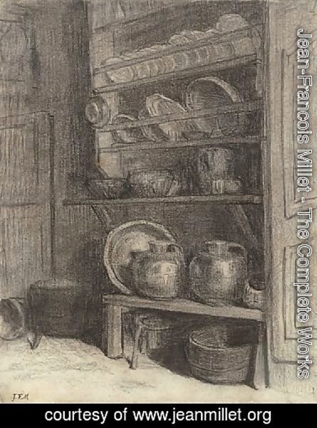 Jean-Francois Millet - The dresser in Gruchy