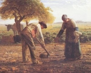 Jean-Francois Millet - The potato growers