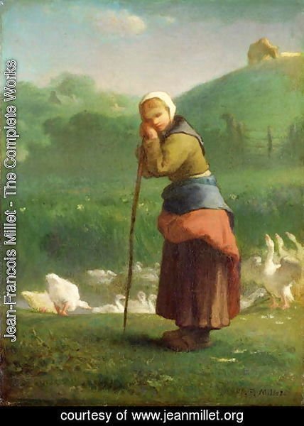 The Goose Girl at Gruchy, 1854-56
