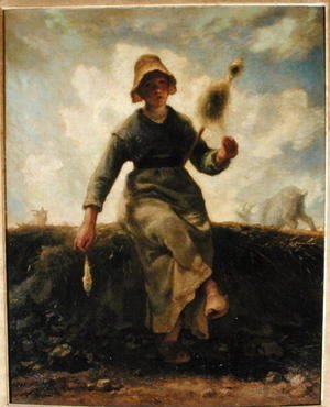 The Spinner, Goatherd of the Auvergne, 1868-69