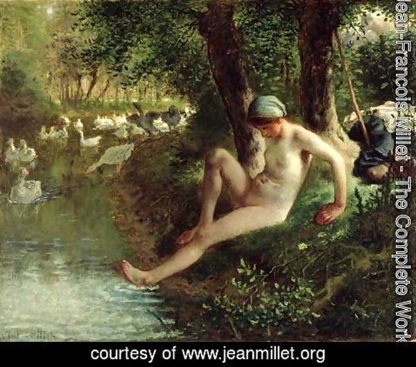 Jean-Francois Millet - The Bather, 1863