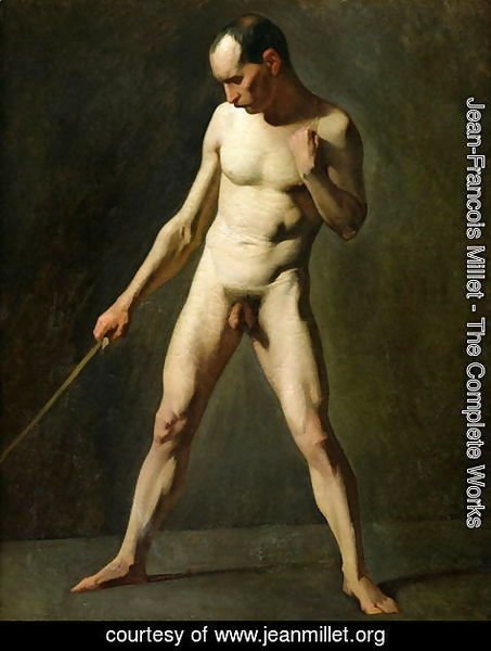 Jean-Francois Millet - Nude Study
