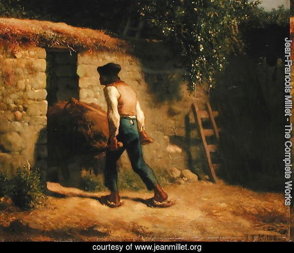 Peasant with a Wheelbarrow, 1848-5