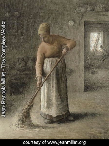 A Farmer's wife sweeping, 1867