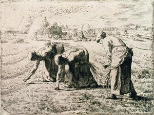 Jean-Francois Millet - The Gleaners, 1855