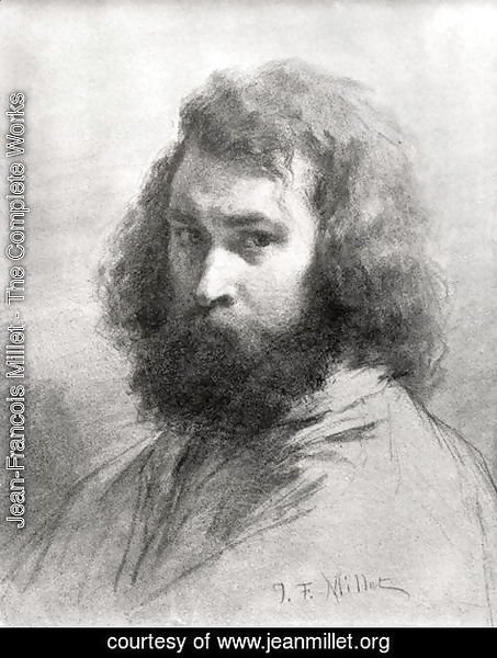 Jean-Francois Millet - Self Portrait, c.1845-46