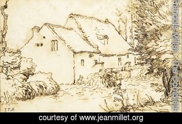 Jean-Francois Millet - Water mill