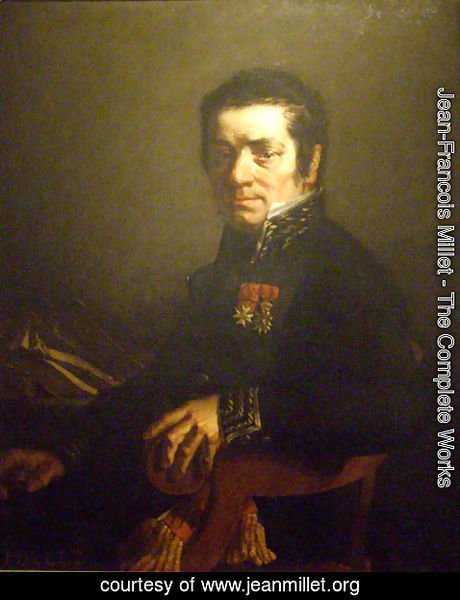 Jean-Francois Millet - Portrait of Javain (Mayor of Cherbourg)