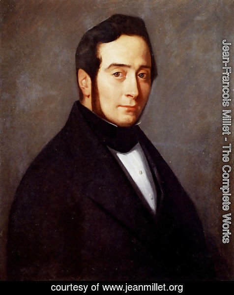 Jean-Francois Millet - Portrait Of Eugene Canoville